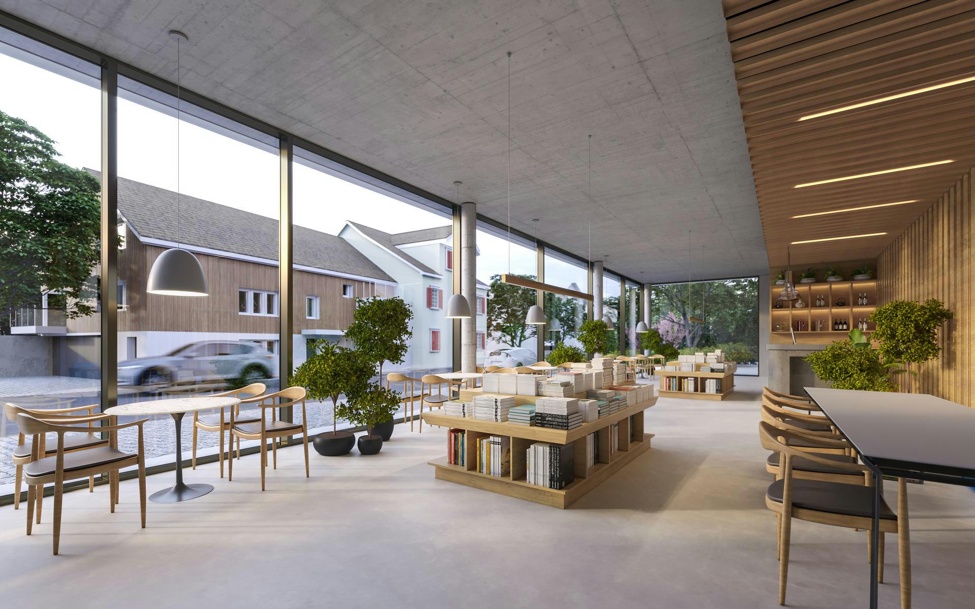 Planning and concept of the multi-family house Aura in Widnau by the architectural office N2A.