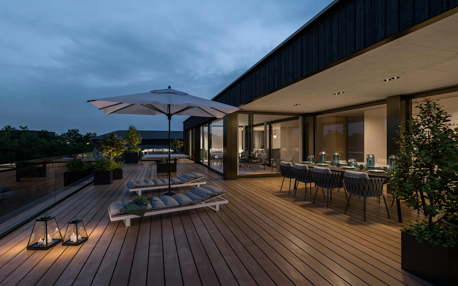 Planning and concept of the multi-family house Aura in Widnau by the architectural office N2A.
