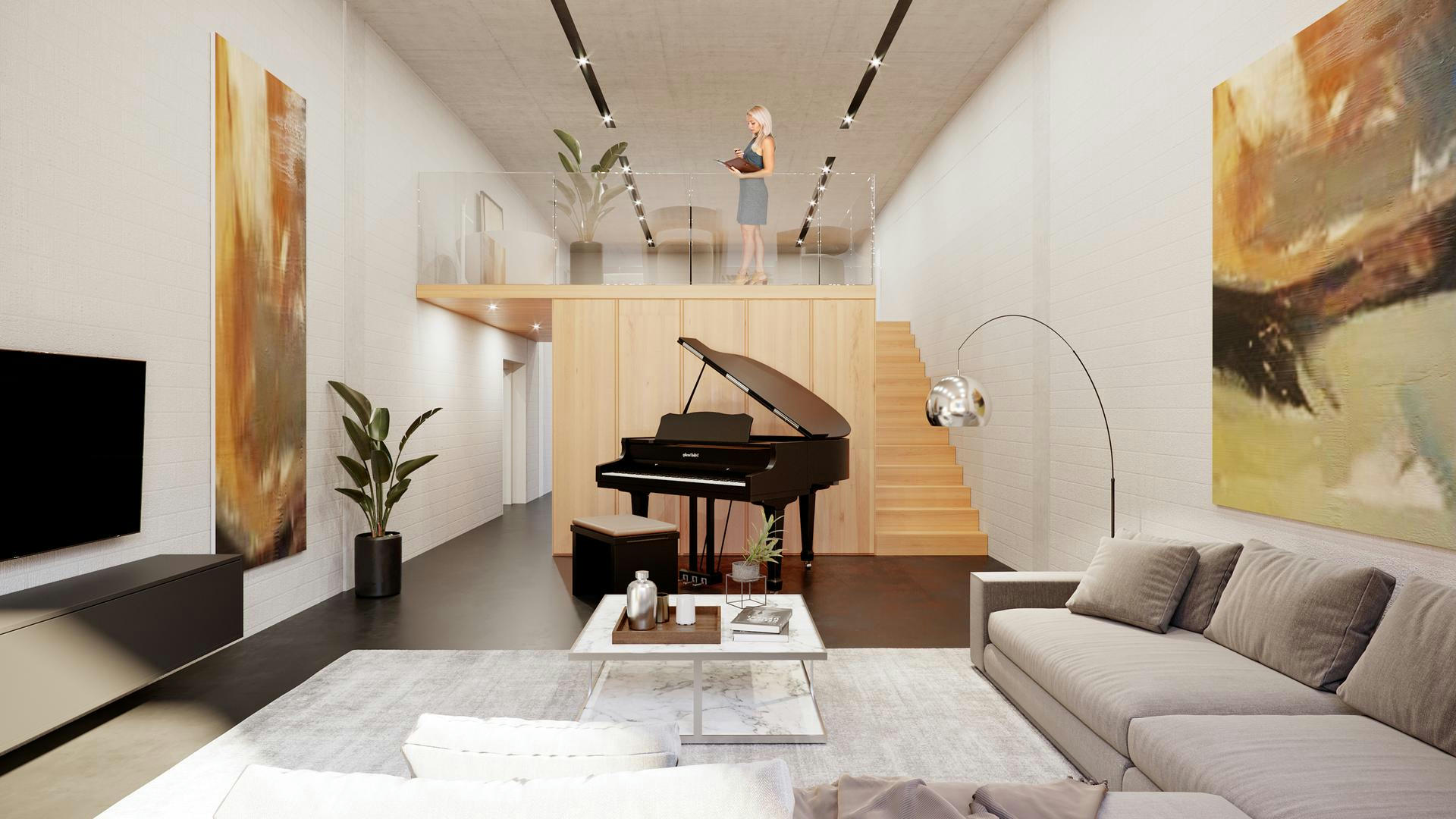 Planning and concept of the lofts in Rorschach by the architects of N2A.