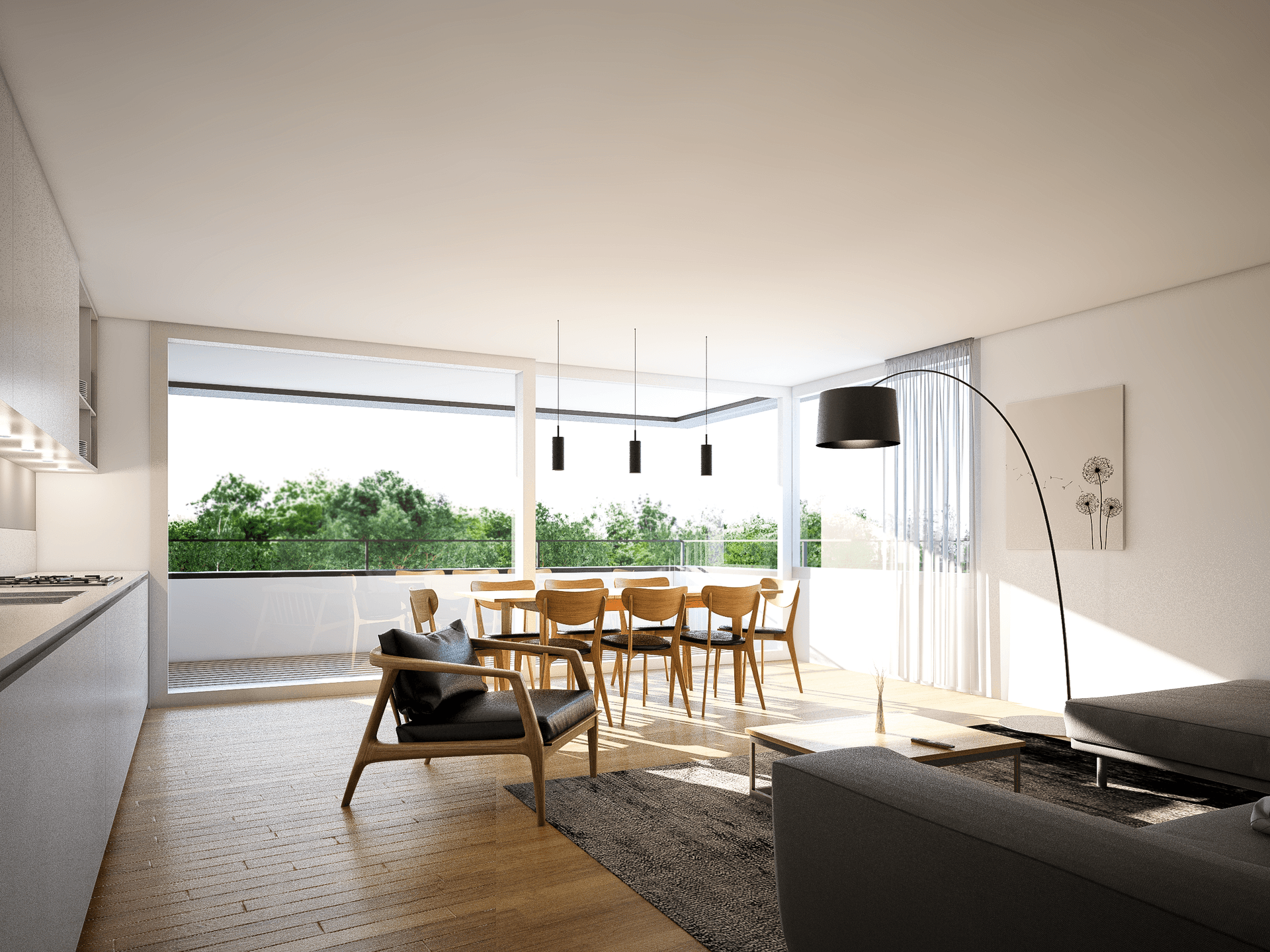 Planning and concept of the multi-family house Bünz in Wohlen by the architectural office N2A.