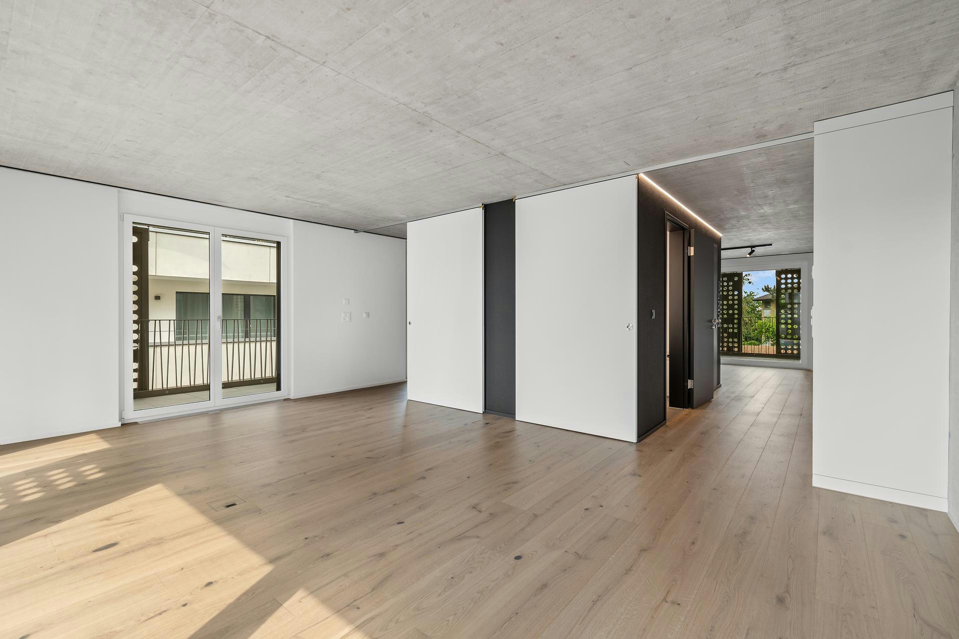 Planning and concept of the multi-family house Papillon in Freienbach by the architectural office N2A.