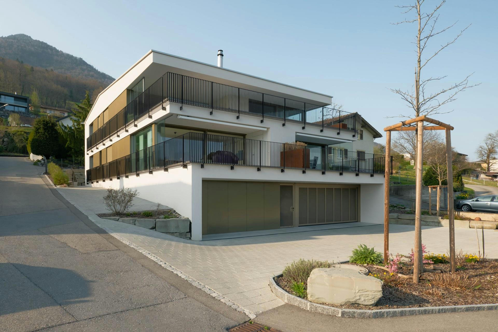 Planning and concept of the multi-family house Widemstraße in Rüthi by the architectural office N2A.