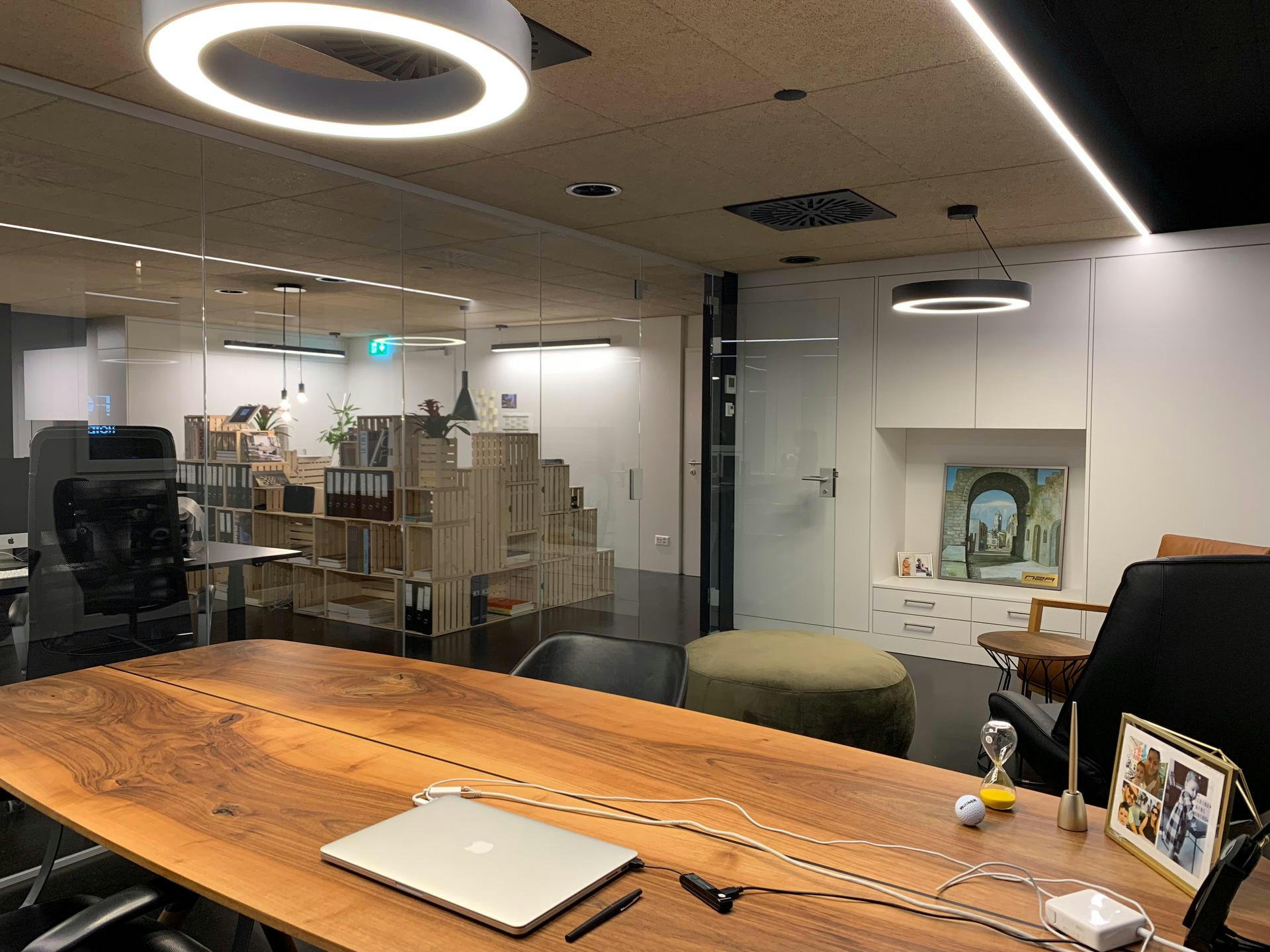 Planning and concept of the interior design of the N2A office in Widnau by the architectural office N2A.