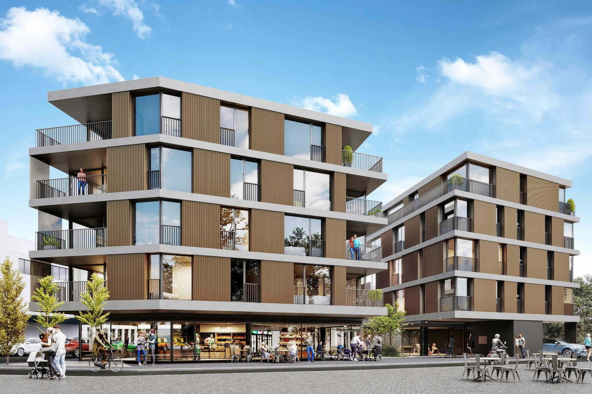 Planning and concept of the Smart Hub in Heerbrugg by the architectural studio N2A.